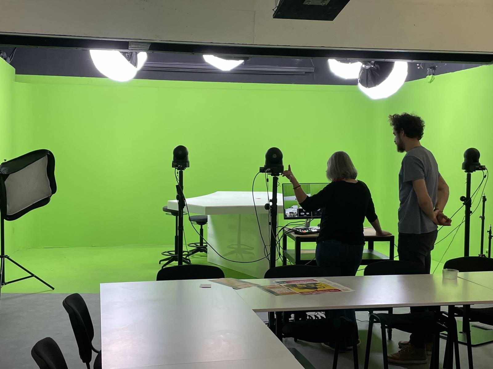 VISIOCONFERENCE ET STREAMING ET REGIE EN MODE PLATEAU TV POUR ETUDIANTS A STRASBOURG